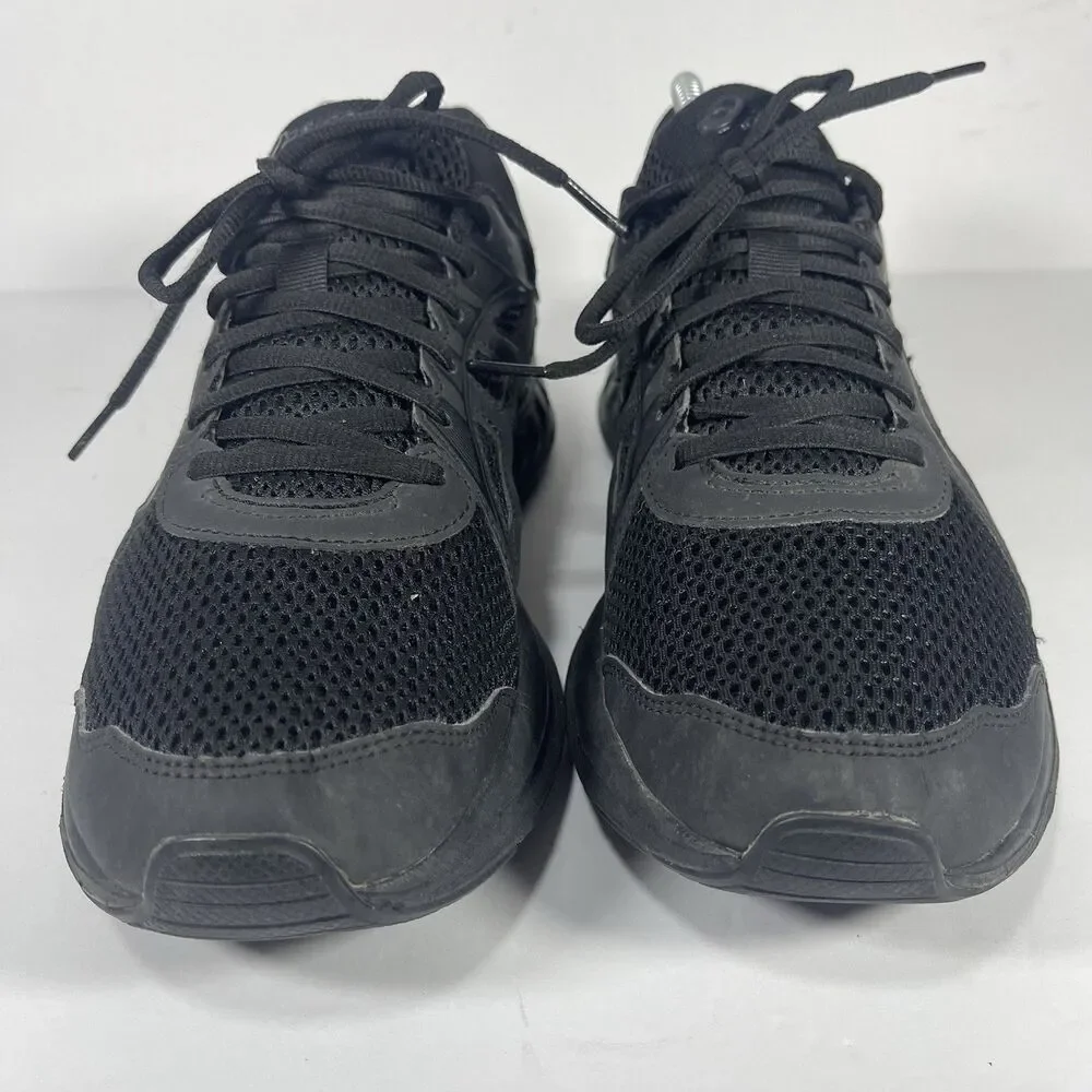 ASICS GEL-Contend 5 Mens Shoes Size 9.5 Triple Black Running Sneakers 1011A167 - Picture 3 of 11